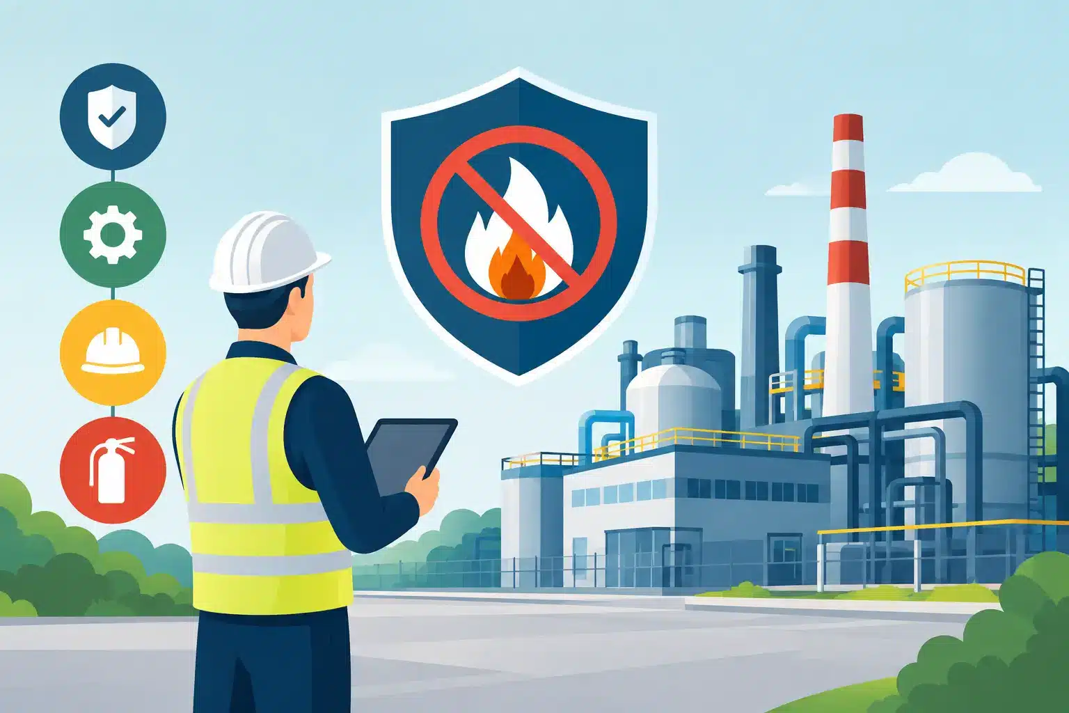 Oorzaken van industriële branden voorkomen