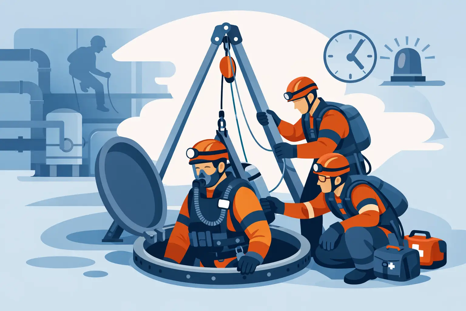 Rescue team besloten ruimte: wanneer inzet nodig is