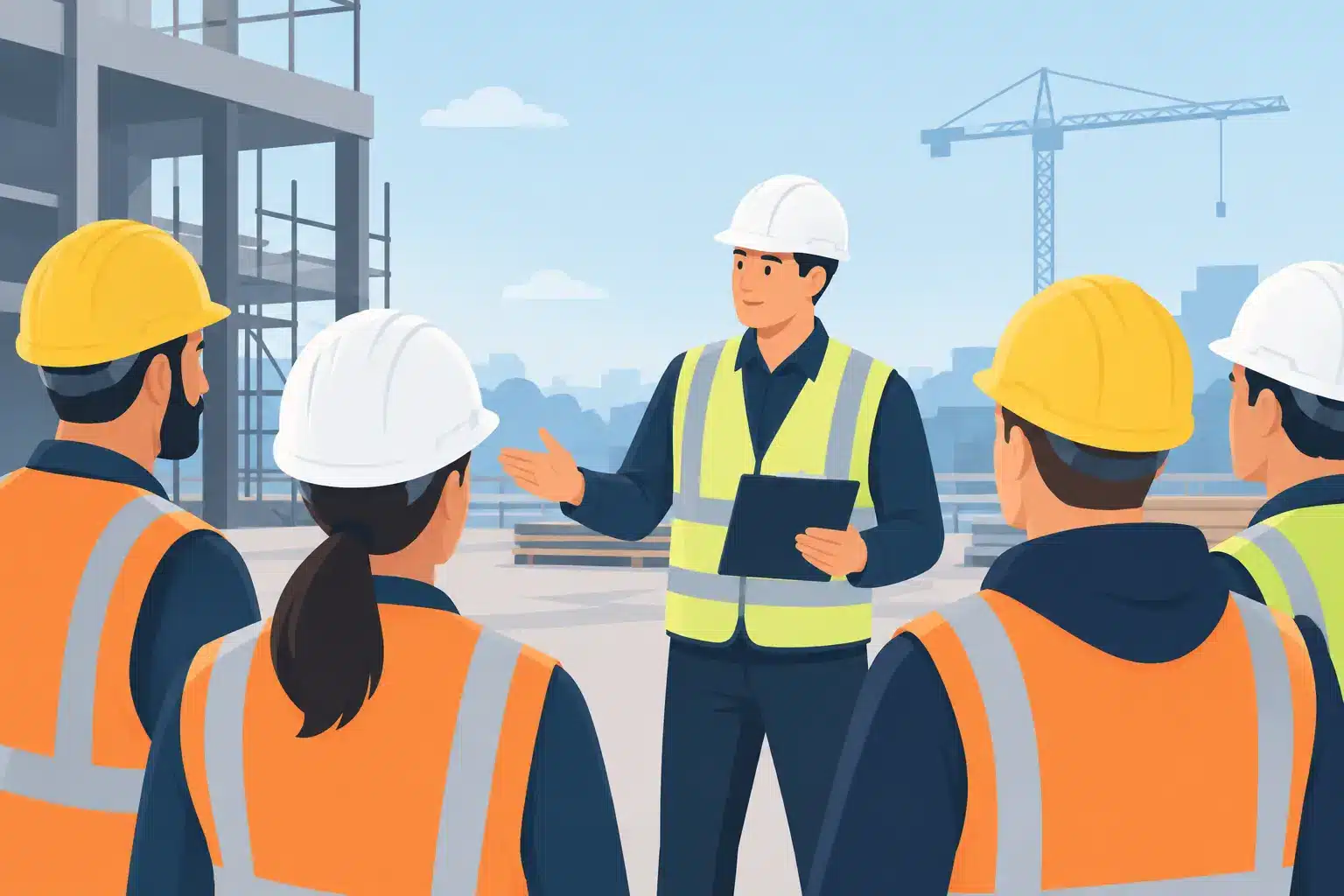 Veiligheidsbriefing maken voor contractors
